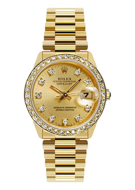 lady rolex gold